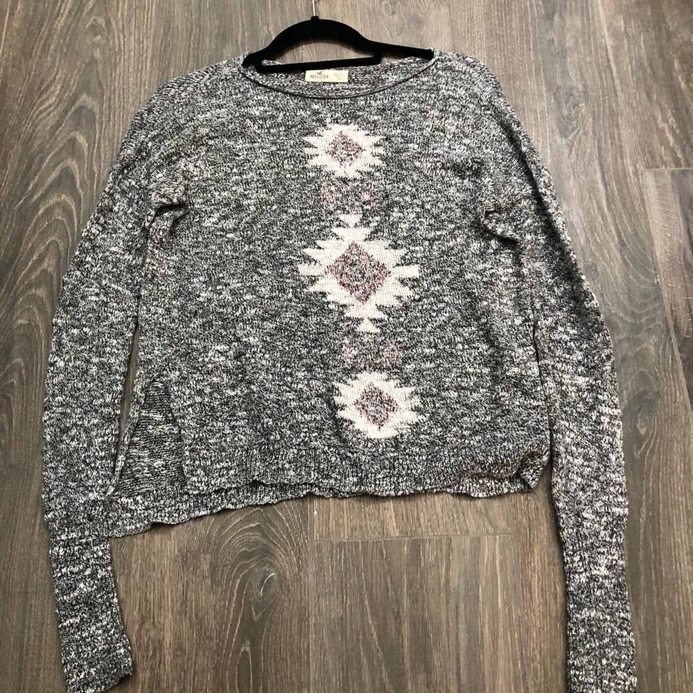 Grey Hollister Sweater